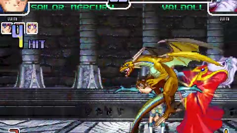 Sailor Moon, Sailor Mars, Sailor Mercury and Sailor Jupiter (Me) vs Valdoll