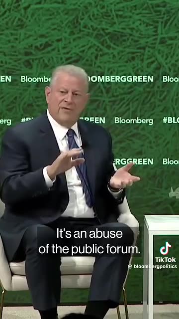 ICYMI: Al Gore talking about banning algorithms that comparing them to AR-15s