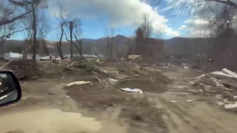 Checking out the devastation in Western North Carolina on Christmas Eve 🎄