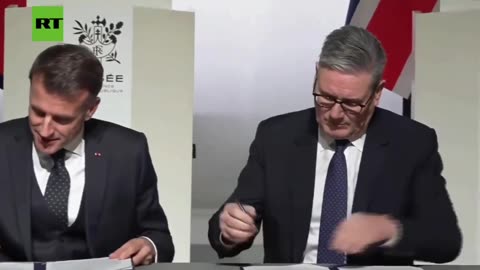 France and UK Publicly Sign a Document Declaring their Intent to Deploy Troops Against Russia