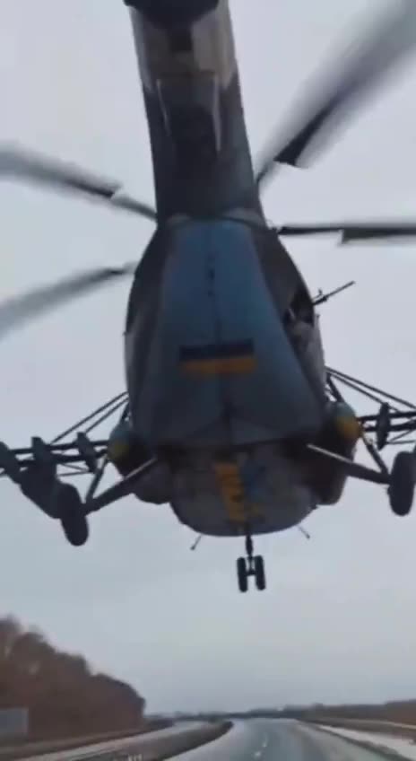 Sharing the Road with Ukrainian Helicopters(Insane)