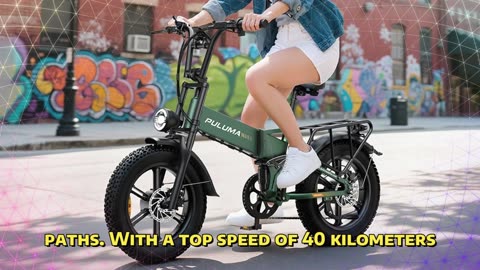 PULUMA PE500 Electric Bike 1000W Motor 48V 17.5AH Battery 20*4-Inch Electric Bike