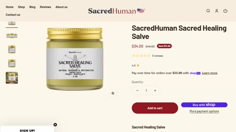 SacredHuman: 15% Off And New Sacred Healing Salve Launch!