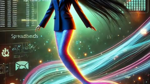 The Mermaid Who Makes Chaos Look Organized #business #mermaid