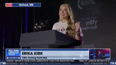 ERIKA KIRK TAKES THE STAGE AT OLE MISS!