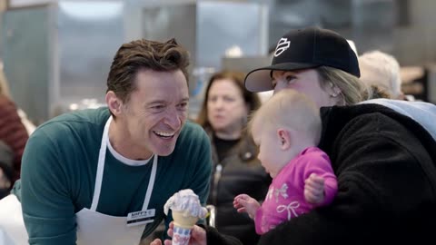 Sweet treats for fans as Hugh Jackman promotes movie in Milwaukee