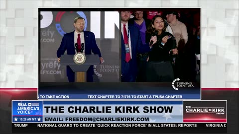 VP JD VANCE RECEIVES ROARING APPLAUSE ON IMMIGRATION COMMENT