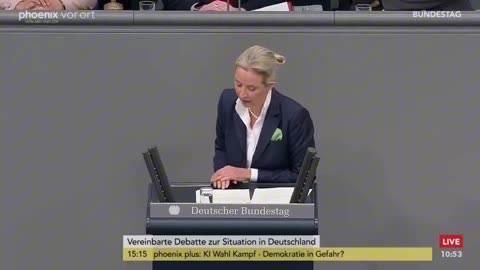 Alice Weidel im Bundestag, 11.2.2025 zur Lage Deutschlands und der Nation