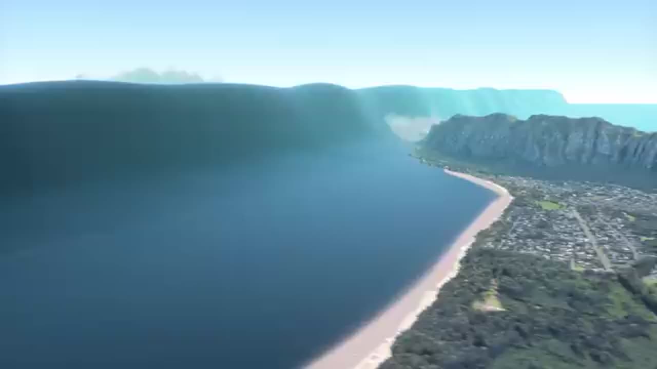 🌊 The biggest TSUNAMIS in History 🌊 3D Comparison