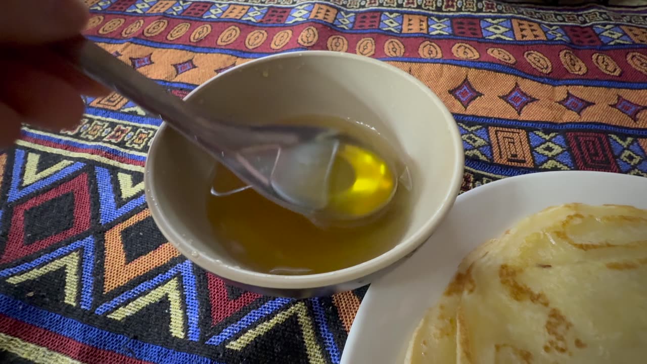 Hotel Quay Hong breakfast on the Ha Giang Loop in Vietnam