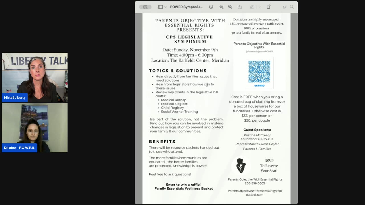 P.O.W.E.R. FUNDrive & Upcoming CPS LEGISLATIVE SYMPOSIUM