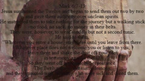 A reading from the Gospel according to Mark, 6:7-13