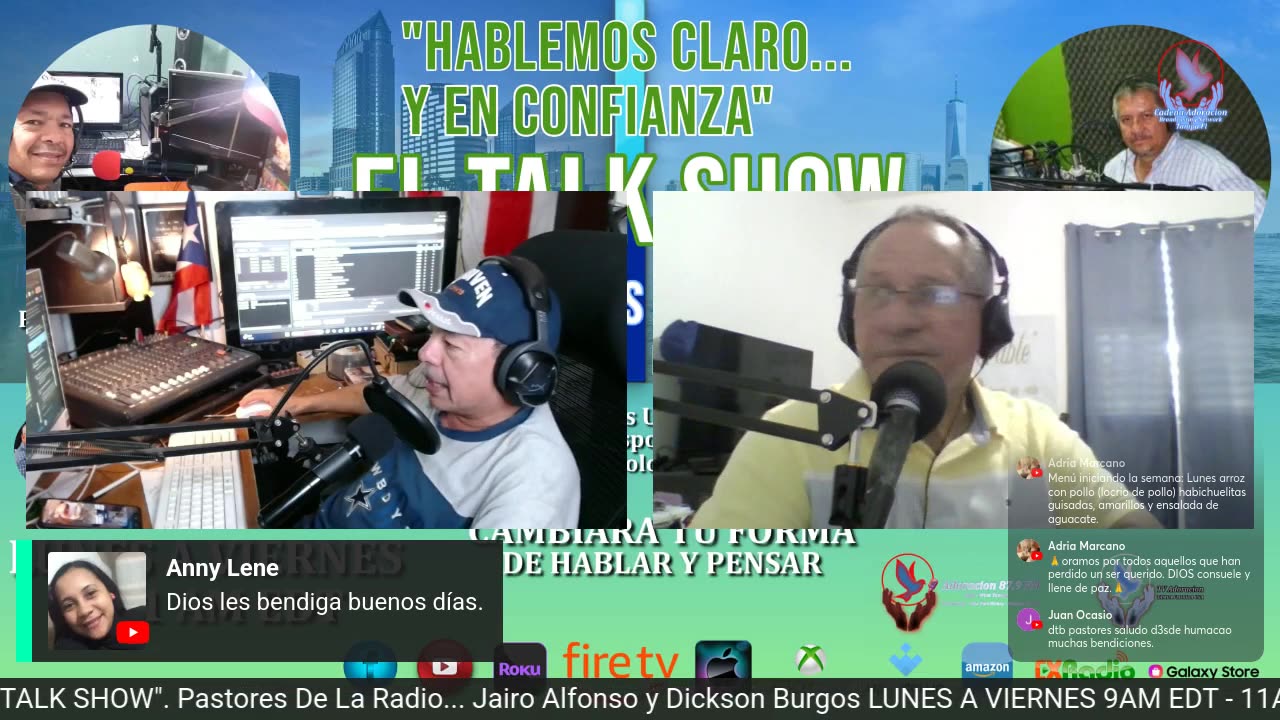 Cadena Adoracion Broadcasting Network Morning Show.