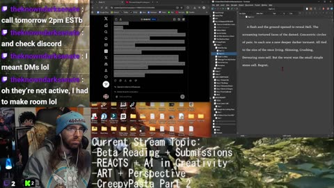 Beta Reading + REACTS + Commentary + Writing: AI In Creativity | Drawing: Perspective | Ittocstories Creepypasta Part 2 Video Editing