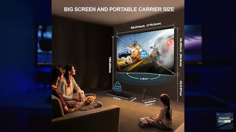 Portable Projector Screen with Stand