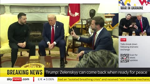 Trump 'kicked Zelenskyy out of the White House' after Oval Office bust-up