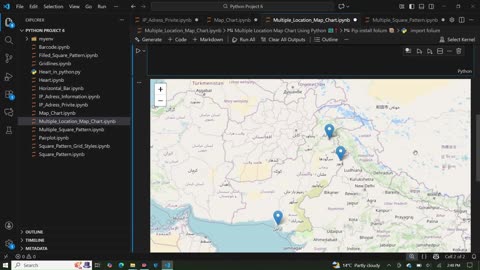 Create an Interactive City Map in Python Using Folium