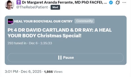 This is from the "Heal your body" Christmas spaces event from twitter.