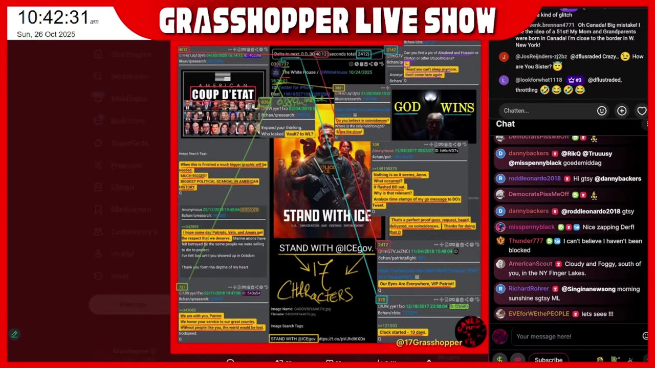 GH Live 10/26/2025 - RapidResponse47 posts when Hopper's Live!
