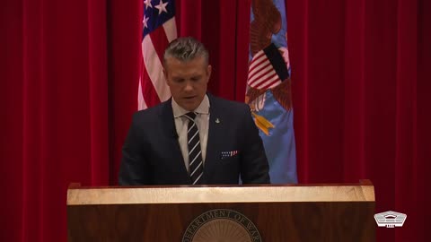 Secretary of War speaks at the war college