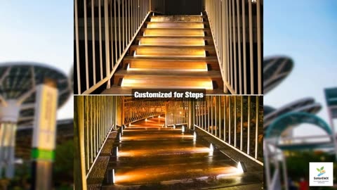 VOLISUN Solar Step Lights Outdoor Waterproof