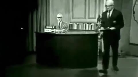 This is the precise moment a news broadcast transitioned from black-and-white