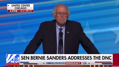 AUGUST 20 2024 Senator Bernie Sanders Addresses the DNC