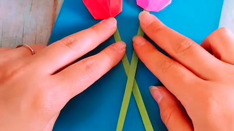 paper flower art