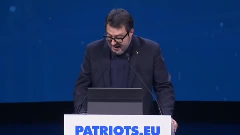 Matteo Salvini PATRIOTS' MADRID SUMMIT 08-02-2025