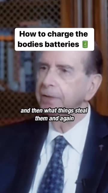 How to charge the body's batteries