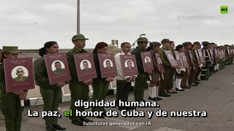 Despedida a los 32 combatientes caídos en defensa de Maduro