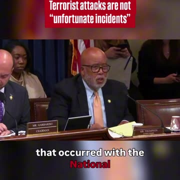 Terrorist attacks are not "unfortunate incidents"