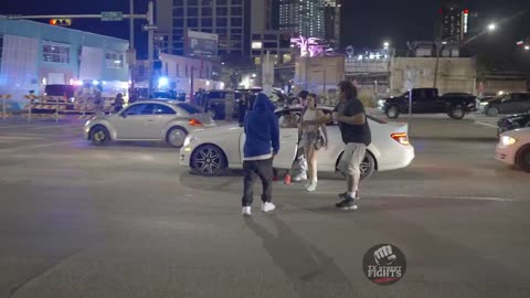 Guy gets pistol whipped Downtown ATX 11-22-2025 #6thstreet #fight