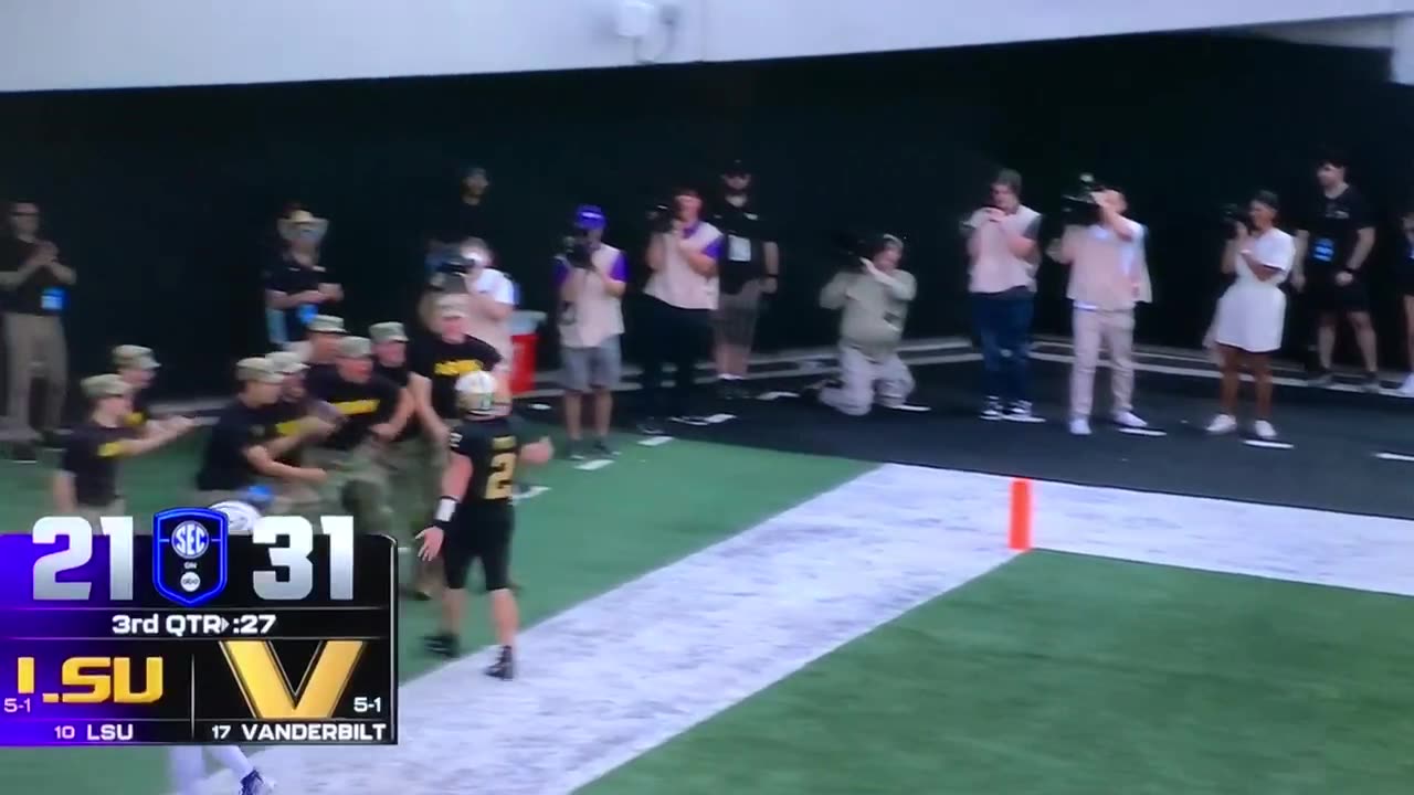 VANDY QB#2 Diego Pavia TD 🏈21 yds.