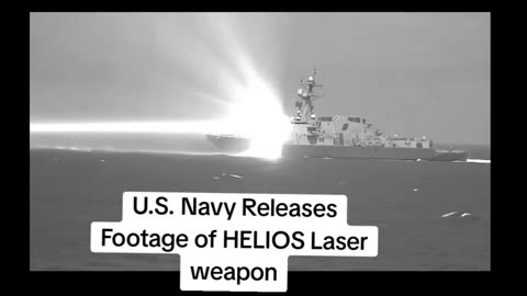 U.S. Navy Releases Footage of HELIOS Laser Weapon!