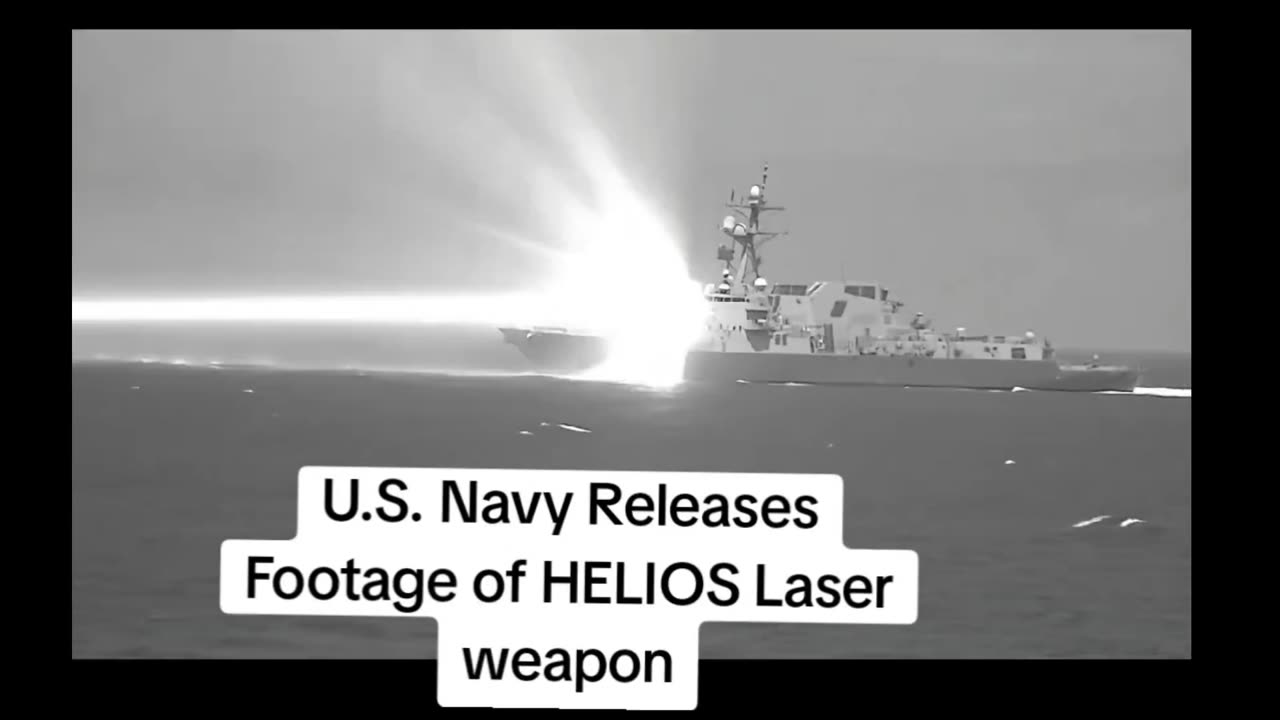 U.S. Navy Releases Footage of HELIOS Laser Weapon!