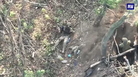 Russian Airborne Forces unit capturing and clearing Ukrainian stronghold
