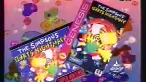 The Simpsons： Bart's Nightmare (Super Nintendo ⧸ Sega Genesis) - Retro Video Game Commercial ⧸ Ad