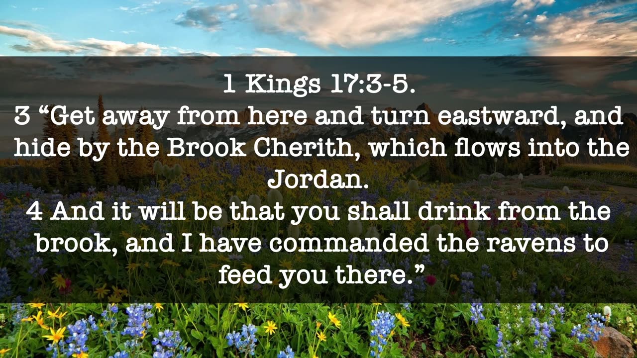 God Cares for Elijah - Children's Sabbath School