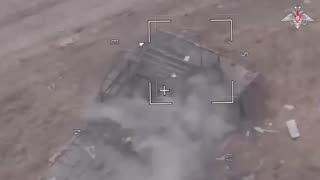 Lancet Drone Operators Take Out an Abrams Tank Near Viktorovka, Kursk Region