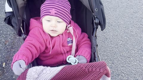 Baby Kayla’s School Pick-Up + New Jacket & Cap! 🧥🧢