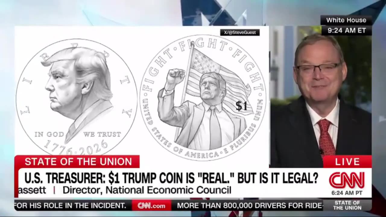 Treasury On Solid Ground To Put Trump On A Coin