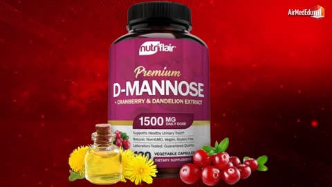 25 Beneficios de D manosa con extracto de Arándano y Diente de León