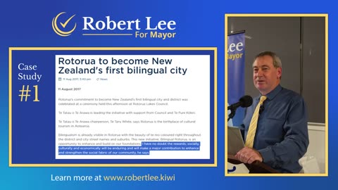 Robert Lee for Mayor 2025 - Campaign Launch - Four well-beings to be removed