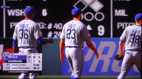 MLB The Show: Kansas City Royals vs Cleveland Guardians (S23 G3)