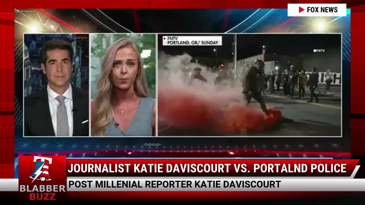 Journalist Katie Daviscourt Vs. Portalnd Police