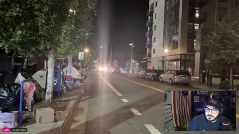 Tommy Boi Live In Portland Near ANTIFA ICE Protests | Useless Police Again