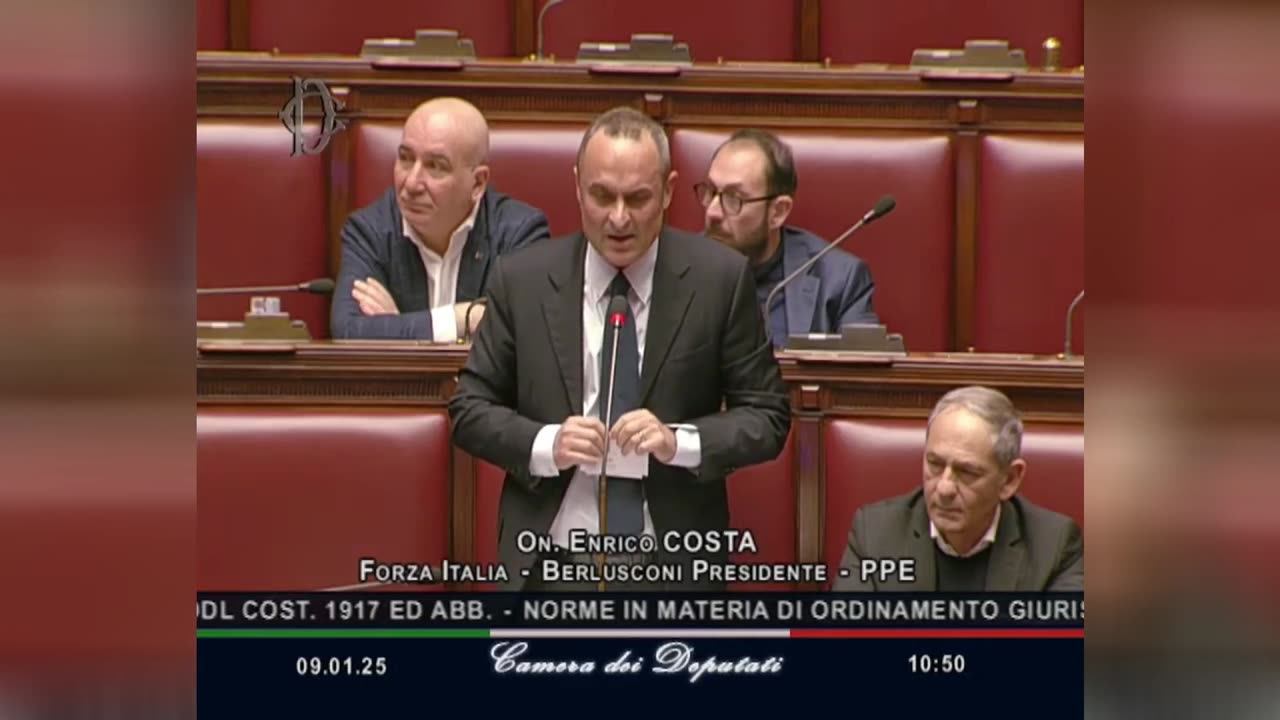 🔴Intervento On. Enrico Costa, in Aula, in merito alla riforma costituzionale (separazione carriere).