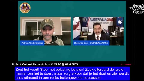 Goede raad van Riccardo Bosi: STOP MET BELASTING BETALEN!
