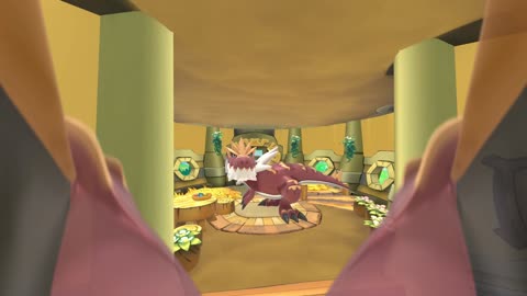 Tyrantrum First Person Mirror POV Post Transformation Pokemon Mystery Dungeon Animation